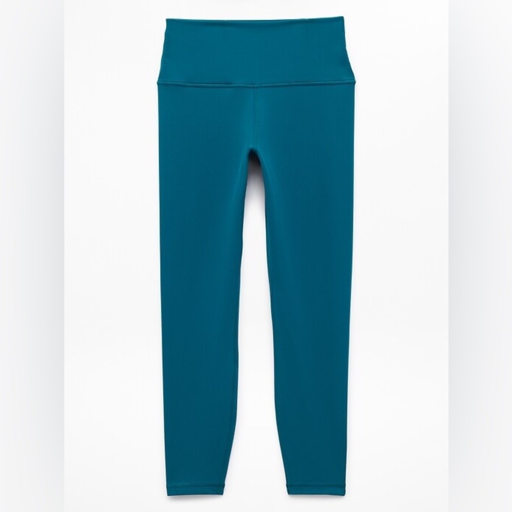 Athleta Transcend 7/8 teal Leggings